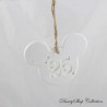 Christmas Mickey Head Ornament DISNEYLAND PARIS 25 Years White Pendant Light