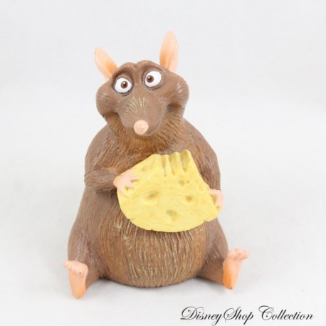 Statuetta ratto Emile DISNEY Pixar Ratatouille formaggio topo marrone pvc 8 cm