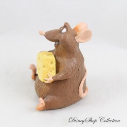 Statuetta ratto Emile DISNEY Pixar Ratatouille formaggio topo marrone pvc 8 cm