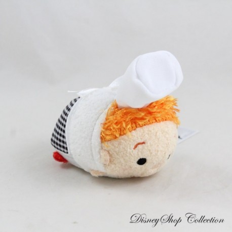 Tsum Tsum Alfredo Linguini DISNEY Ratatouille Chef Schwarz und Weiß Mini Plüsch 9cm