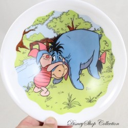 Small Soup Plate Eeyore and Piglet DISNEY ARCOPAL Winnie the Pooh Ceramic Bowl 17 cm