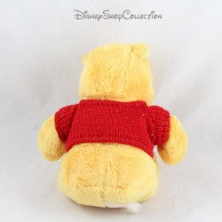 Peluche Winnie l'ourson DISNEY tricot laine pull rouge