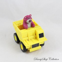 Figurine Lotso ours DISNEY Pixar Toy Story le camion-benne de Lotso jaune pvc 10 cm