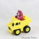 Lotso Bear DISNEY Pixar Toy Story 3 Figurina Lotso Autocarro con cassone ribaltabile giallo PVC 10 cm