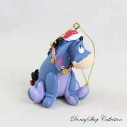 Esel Ornament Eeyore DISNEY Resin Weihnachtsmann Hut hängend 7 cm