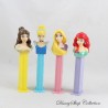 Lot de 4 distributeurs de bonbon Princesses DISNEY PEZ Ariel Belle Aurore et Cendrillon 11 cm