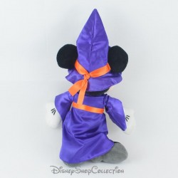 Plush Minnie DISNEY PARKS Halloween witch costume orange purple 35 cm