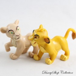 Set de 2 figuritas de Nala y Simba DISNEY El Rey León pvc suave 6 cm