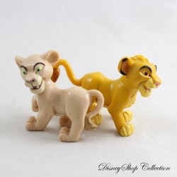 Lot de 2 figurines Nala et Simba DISNEY Le roi lion pvc souple 6 cm