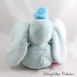 Peluche éléphant Dumbo DISNEY Sunshing bleu ciel broderies 27 cm