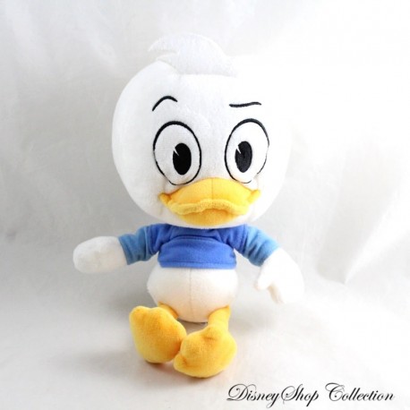 Peluche Fifi DISNEY PARKS DuckTales La bande à Picsou canard bleu Dewey 30 cm