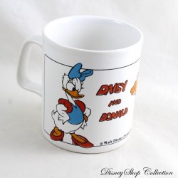 Donald y Daisy DISNEY Stafforshire Kiln Craft Flower Ramo Taza 9cm Taza de cerámica