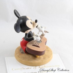 Walt Disney Classics Hawaiian Holiday Harmony Guitar WDCC Mickey Figure (R17)