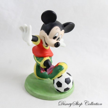 Mickey DISNEY Figurine Soccer Player Sri Lanka Porcelain Bisque 10 cm