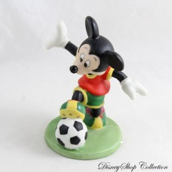 Figurine Mickey DISNEY joueur de foot biscuit de porcelaine Sri Lanka 10 cm