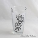 Glass Tall Daisy DISNEY Sketch Drawing Sketch Black White Opaque 15 cm