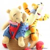 Animated plush Tigger and Winnie DISNEY vintage musical pull tree trunk 33 cm