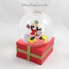 Mickey and Minnie DISNEY Snow Globe Kisses Under the Mistletoe