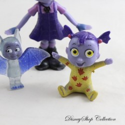 Lot de 4 figurines Vampirina DISNEY Vee Wolfie bébé Vampirina et chauve-souris