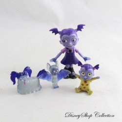 Lot de 4 figurines Vampirina DISNEY Vee Wolfie bébé Vampirina et chauve-souris