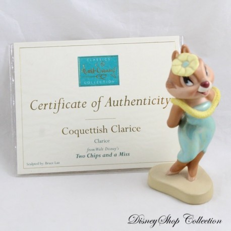 Figurine écureuil Clarice WDCC Walt Disney Classics Tic et Tac Miss Coquettish Clarice (R17)