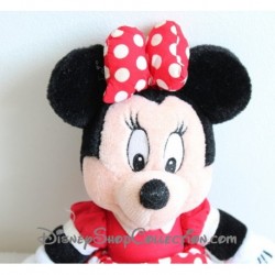 Peluche Minnie DISNEYLAND PARIS robe rouge pois blanc