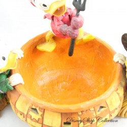 Figurine Jim Shore Riri Fifi et Loulou DISNEY TRADITIONS Enesco Showcase Playing Tricks and sharing Treats