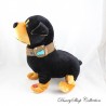 Beta Hund Plüsch DISNEY STORE Pixar Up Schwarz Braun 34 cm