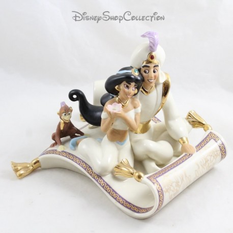 Aladdin und Jasmin DISNEY LENOX Zauberteppich Fahrfigur