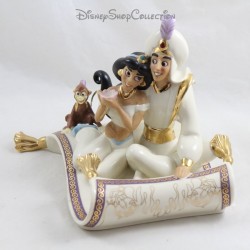 Aladdin y Jazmín DISNEY LENOX Figura de paseo en alfombra mágica