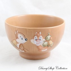 Tic et Tac geprägte Schale DISNEYLAND RESORT PARIS Haselnussholzoptik Disney 14 cm