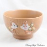 Tic et Tac embossed bowl DISNEYLAND RESORT PARIS hazelnut wood effect Disney 14 cm