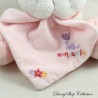 Plush Daisy DISNEY STORE handkerchief cat my friend pink with white polka dots crest 36 cm