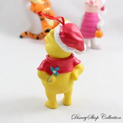 Set de 4 adornos colgantes Winnie the Pooh Adornos DISNEY Figuras de árbol de Navidad pvc 11 cm