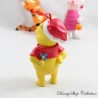 Set di 4 decorazioni da appendere Winnie the Pooh Decorazioni DISNEY Statuette albero di Natale pvc 11 cm