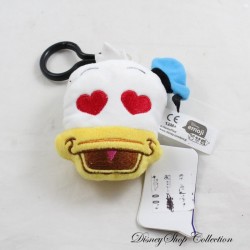 Donald DISNEY Nicotoy Emoji Eyes Hearts Valentines Keychain Plush Keychain