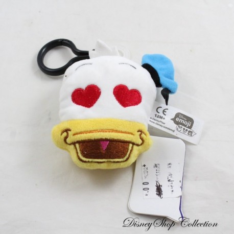 Donald DISNEY Nicotoy Emoji Occhi Cuori San Valentino Portachiavi Peluche Portachiavi