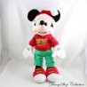 Mickey Plüsch DISNEY STORE Weihnachten 2020 Lebkuchenpullover rot grün 45 cm