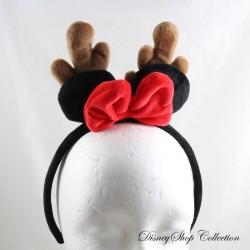 DISNEY Feliz Navidad Reno Ciervo Minnie Orejas Diadema 23 cm