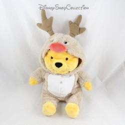 Peluche de Winnie the Pooh DISNEY disfrazado de reno navideño