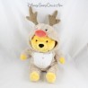 Winnie the Pooh DISNEY Plush Dressed as Christmas Reindeer