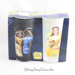 Set of 2 Emma Watson Tall Glasses DISNEY Beauty and the Beast