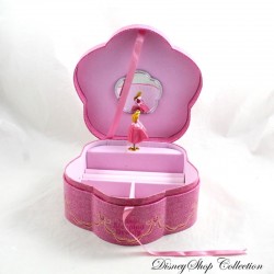 Aurora Musical Jewelry Box DISNEYLAND RESORT PARIS Sleeping Beauty Vintage Pink