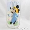 Bouteille en verre Mickey DISNEY Good morning time wake up 27 cm