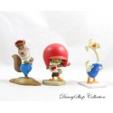 Lot de 3 figurines Chicken Little DISNEY PIXAR Abby Mallard Foxy Loxy Chicken Little pvc