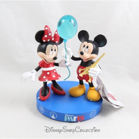 Micky und Minnie Harz Figur DISNEYLAND PARIS Eiffelturm