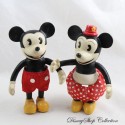 Anciennes figurines Mickey et Minnie DISNEY Schylling rétro posables vinyle doll (R20)