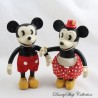 Antik Mickey und Minnie DISNEY Schylling Retro Bewegliche Vinyl Puppe Figuren (R20)