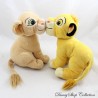 Nala e Simba Cuccioli di Leone Peluche DISNEY Il Re Leone Bacio Bocca Magnetico 20 cm