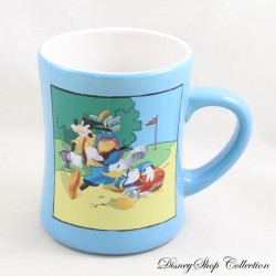 Pippo e Paperino Tazza DISNEY STORE Tazza Golf Blu in Ceramica 12 cm